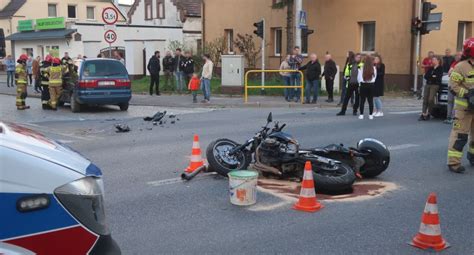 Wypadek Na Dk W Siechnicach Letni Motocyklista