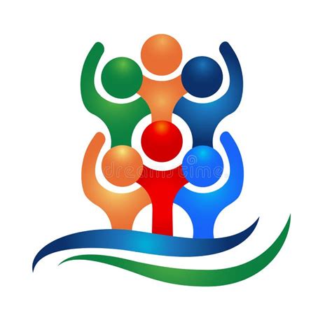 Colorful Unity Logo People Stock Illustrations 10237 Colorful Unity