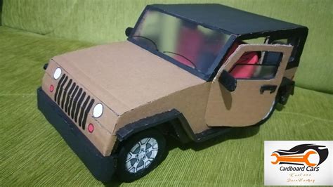 Kartondan Jip Yapımı Jeep Wrangler Rubicon How to make a cardboard