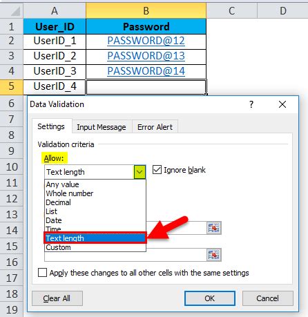 Data Validation In Excel Examples How To Create Data Validation