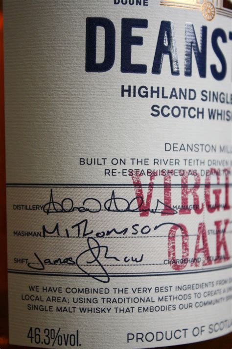 Deanston Virgin Oak Dramface