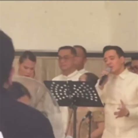 Erik Santos Kumanta Sa Wedding Ceremony Ni Angeline Quinto And Nonrev