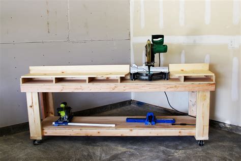 9 Diy Miter Saw Table Plans To Build A Better Workshop Waterbuckpump