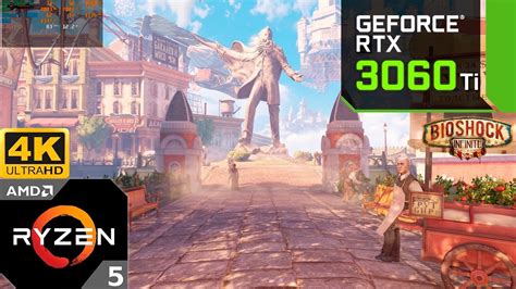 Bioshock Infinite Rtx 3060 Ti Ryzen 5 3600 4k Ultra Graphics Youtube