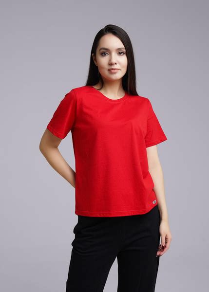 Футболка CLEVER WEAR, размер 54, цвет красный, 100% хлопок - купить по ...