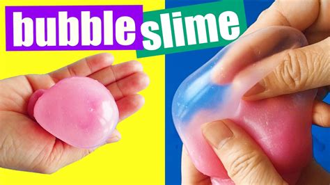 How To Make Bubble Slime Without Borax Easy Slime Diy By Bum Bum Surprise Toys Youtube