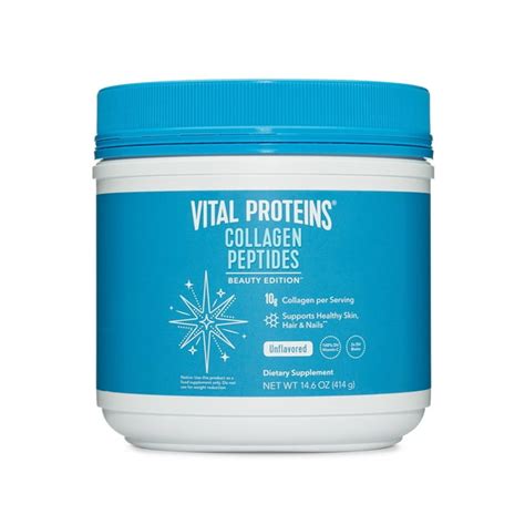 Vital Proteins Collagen Peptides Beauty Supplement Powder Unflavored 146 Oz