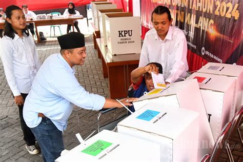 Simulasi Pemungutan Suara Di Kpu Kabupaten Malang Foto 5 1986880