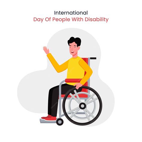 Premium Vector World Disability Day Background Design Template