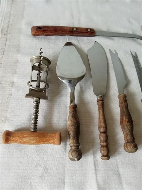 Vintage Cutlery Set of Mixed Forks Knives Spatula Corkscrew - Etsy