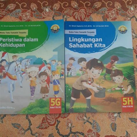 Jual Buku Teks Tematik Terpadu Kelas Sd Mi Tema G Dan H Indonesia