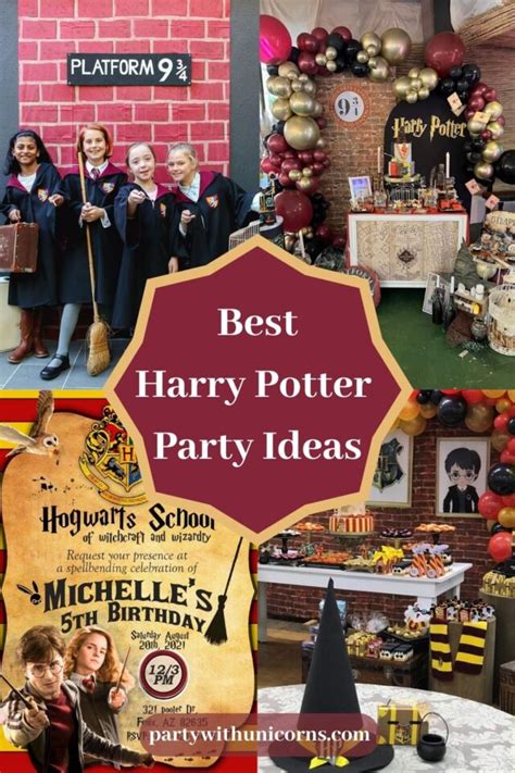 Best Harry Potter Party Ideas Party With Unicorns