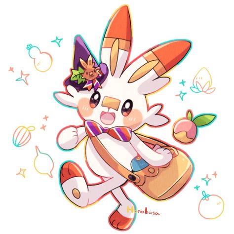 Scorbunny Pokemon Drawn By Hanabusaoekaki Danbooru