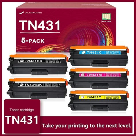 Tn431 2bk1c1m1y Toner Cartridge Replacement For Brother Dcp L8410cdw Mfc L8900cdw Printer