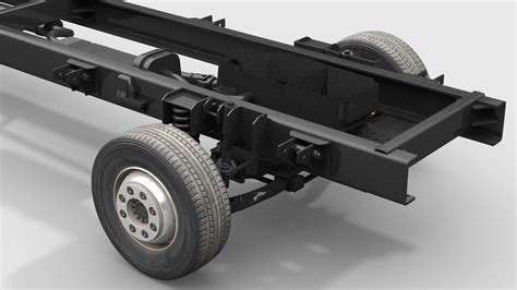 Truck Chassis 2x4 3d Model Cgtrader