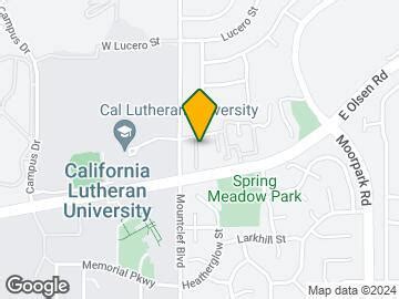 Thousand Oaks High School Campus Map