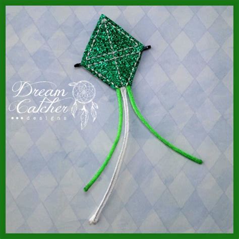 In The Hoop Kite Bobby Pin Felt Embroidery Design The Creative Frenzy