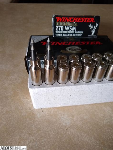 ARMSLIST For Sale Ammo 270 Winchester WSM