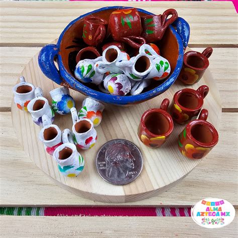 Mini Mexican Ofrenda Clay Cazuelitas Supplies Trastecitos De Barro