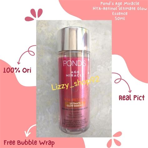 Jual Pond S Age Miracle Hya Retinol Ultimate Glow Essence Ml Shopee