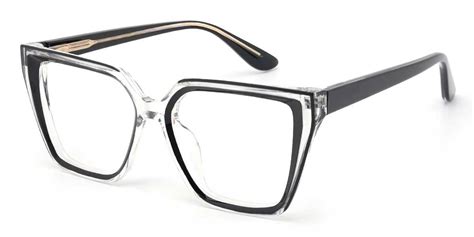 Verne Square Black Glasses For Women Lensmart