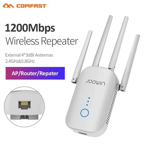 1200Mbps double bande 5Ghz sans fil Wifi répéteur puissant Wifi routeur