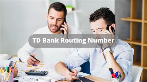 TD Bank Routing Number Wise Business Plans