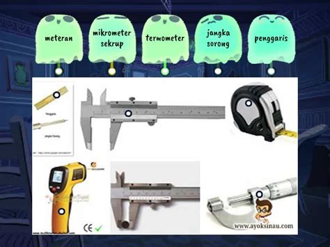 jenis jenis alat ukur labelled diagram
