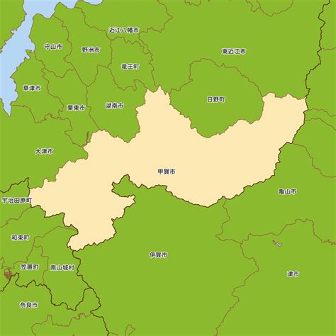 滋賀県甲賀市の地図 Map It マップ・イット