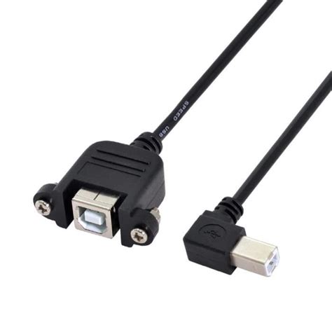 Cy Câble Dextension Usb 20 Type B Mâle Vers Type B Femelle Avec Vis