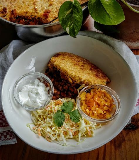 Chili Cornbread Casserole - The FrangloSaxon Cooks