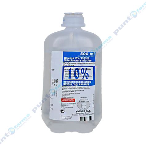 Glucosa 10 Vioser 500 Ml Punto Farma