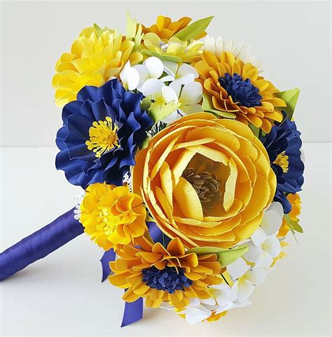 Paper Bouquet Paper Flower Bouquet Wedding Bouquet - Etsy