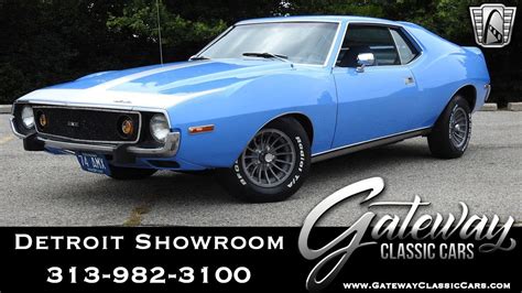 1974 Amc Javelin Amx Gateway Classic Cars Of Detroit 1485det Youtube