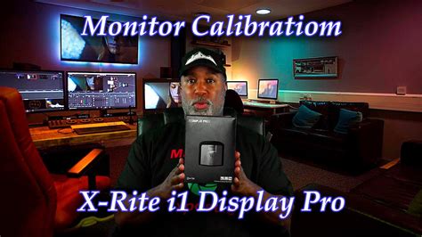 Monitor Calibration With The X Rite I1 Display Pro Youtube