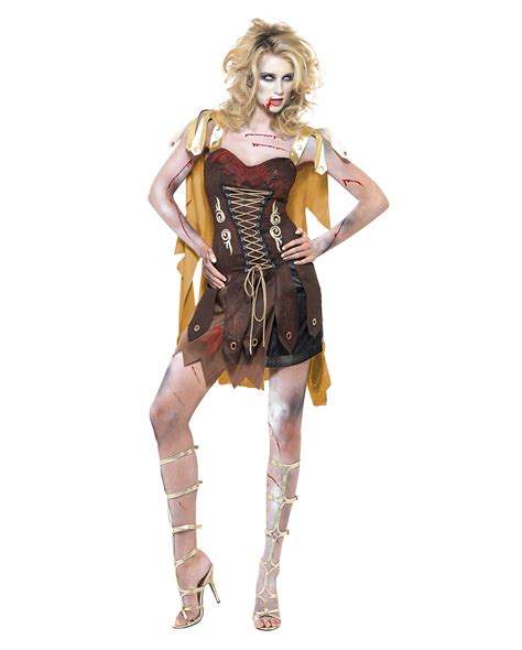 Zombie Gladiator Costume For Women Cheap Costume Zombie Walk Horror