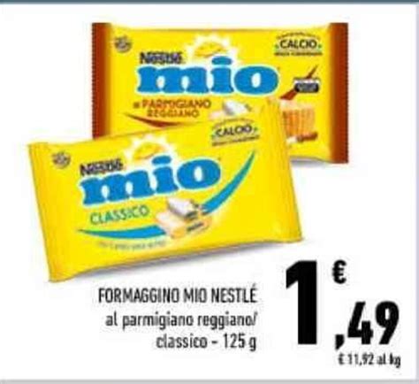 Nestlé Mio Formaggino al parmigiano reggiano classico 125 g offerta di