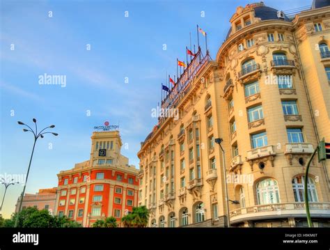 The Westin Palace Hotel On Plaza De Canovas Del Castillo In Madrid