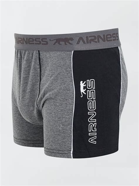 Lot De Boxers Airness Gris Kiabi