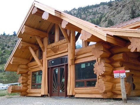 Handcrafted Western Red Cedar Log Home Colorado Usa Brian Moore