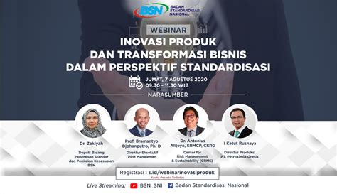 Standardisasi Mendukung Budaya Inovasi Serta Transformasi Bisnis Bsn