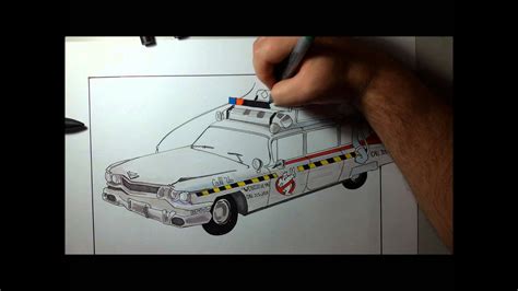 Ghostbusters Car Drawing - img-i