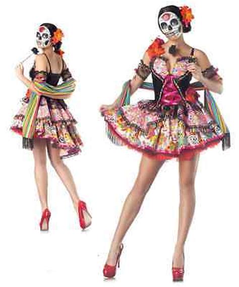 Party Kings Day Of The Dead Dia De Los Muertos Sexy Womens Halloween Costume Fearless Apparel