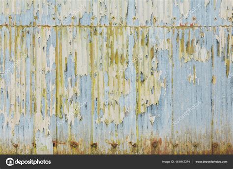 Corrugated Iron Roof Sheets Corrugated Metal Peeling Paint Grunge ...