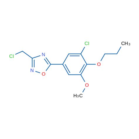 923701 42 2 5 3 Chloro 5 Methoxy 4 Propoxyphenyl 3 Chloromethyl 1 2