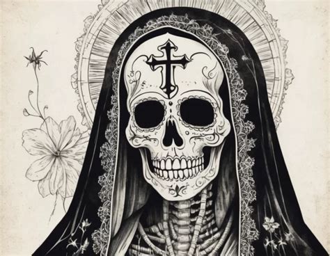 Qu Significa So Ar Con La Santa Muerte Vestida De Negro