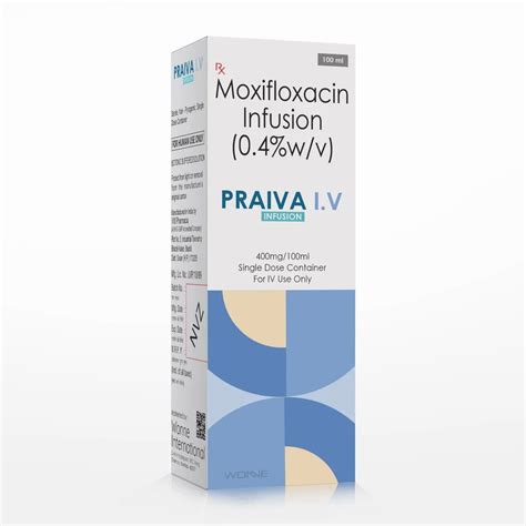 Moxifloxacin Hydrochloride Mg Infusion Praiva I V At Rs