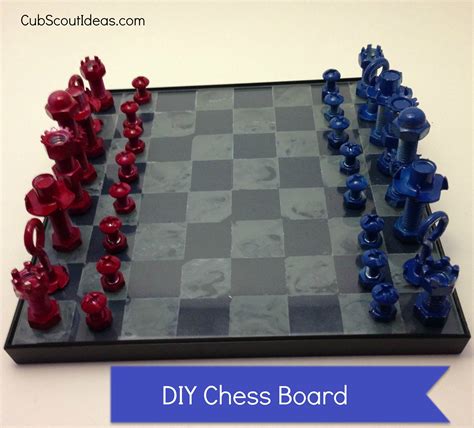 Cub Scout Project Idea: DIY Chess Board | Cub Scout Ideas