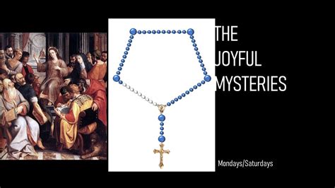 Joyful Mysteries Of The Holy Rosary Mondays Saturdays Youtube