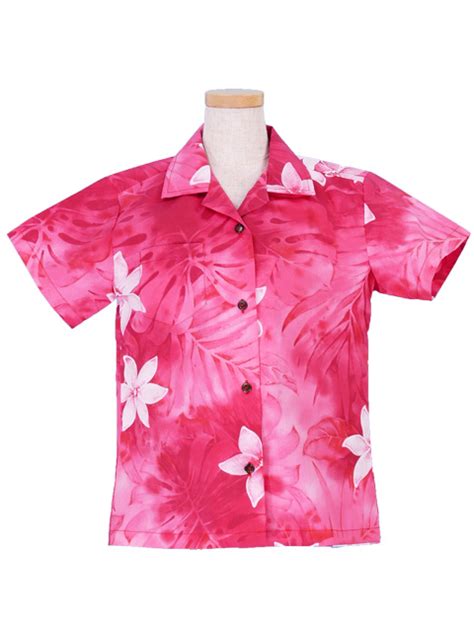 Hawaiian Shirt Girls Red Gc71r Hulaohana